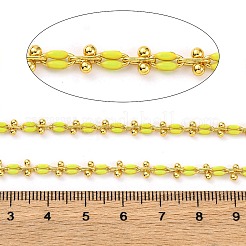 Brass Enamel Link Chains&nbsp;CHC-L050-07G-09