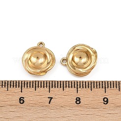 304 Stainless Steel Pendant Cabochon Settings&nbsp;STAS-L303-32G