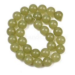 Natural Dyed White Jade Beads Strands&nbsp;GG-CBAEB22-B01-12mm-05