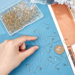 200Pcs 316 Surgical Stainless Steel Earring Hooks&nbsp;STAS-BBC0001-89