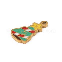 304 Stainless Steel Enamel Charms&nbsp;STAS-P396-09G-02