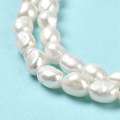 Natural Cultured Freshwater Pearl Beads Strands&nbsp;PEAR-E016-110