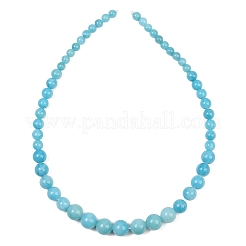 Natural Mashan Jade Graduated Beads Strands&nbsp;GG-CBA2AE1-A08-L