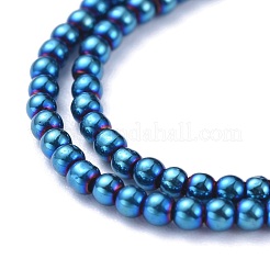 Electroplate Glass Beads Strands&nbsp;EGLA-K014-A-FP04