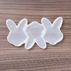 DIY Rabbit's Head Lollipop Making Food Grade Silicone Molds&nbsp;DIY-E051-02