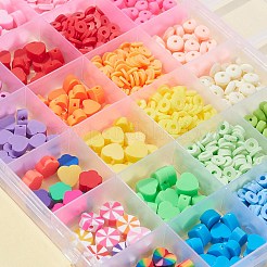 Handmade Polymer Clay Beads Strands&nbsp;CLAY-FS0001-09