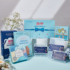 2Pcs Natural Amethyst & Rose Quartz & Glass Beaded Chains for ID Card Holder Lanyard Neck Strap&nbsp;HJEW-SC00149