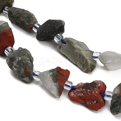 Natural African Bloodstone Beads Strands&nbsp;GG-CBA0B77-A09-03