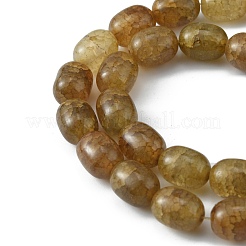 Imitation Cracked Jade Glass Beads&nbsp;LS-GLAA-WH0032-05D