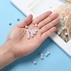 ABS Plastic Imitation Pearl Ball Beads&nbsp;X-MACR-A004-8mm-01