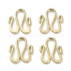 Brass S Hook Clasps&nbsp;KK-L205-05