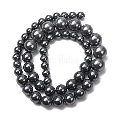 Electroplated Shell Pearl Graduated Beads Strands&nbsp;SH-CBA8E5B-03