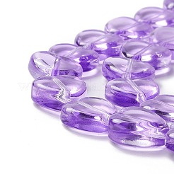 Transparent Glass Beads Strand&nbsp;GLAA-F112-03D