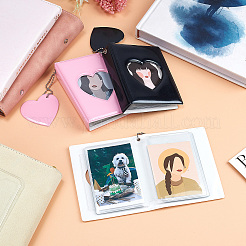 3 Books 3 Colors 32-Pocket 3 Inch PVC Mini Photo Albums&nbsp;AJEW-CP0001-89
