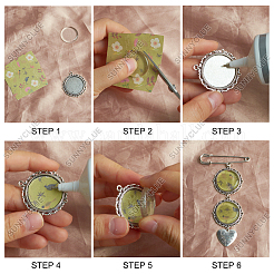 DIY Brooch Making Kits&nbsp;DIY-SC0019-48