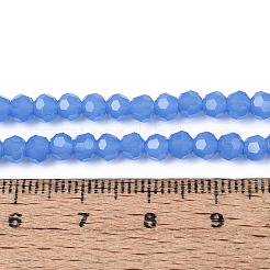 Faceted(32 Facets) Glass Beads Strands&nbsp;EGLA-J042-36A-02