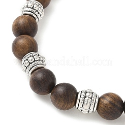 Flower Alloy Charm Bracelets&nbsp;BJEW-JB12354-02