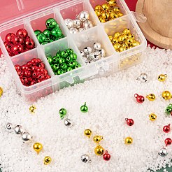Christmas Theme PVD Vacuum Plating Brass Bell Charms&nbsp;KKB-LS0001-01