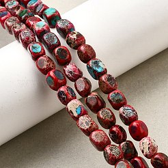 Natural Imperial Jasper Beads Strands&nbsp;G-E444-54-01