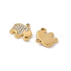 304 Stainless Steel Rhinestone Pendants&nbsp;STAS-Z122-49G