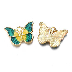 Rack Plating Alloy Enamel Pendants&nbsp;LS-ENAM-T011-168B