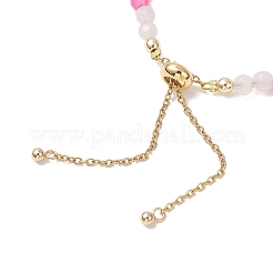 Natural & Synthetic Gemstone & Nuggets Baroque Pearl Keshi Pearl Beads Slider Bracelets&nbsp;BJEW-JB13260