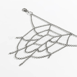 Gothic Style Alloy Spider Web Pants Chains for Women Men&nbsp;FS-WGF5DC8-01
