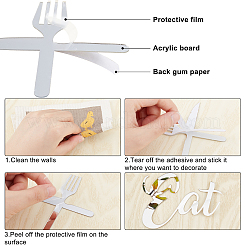 1 Set Acrylic Self Adhesive Furniture Films&nbsp;DIY-GF0003-99