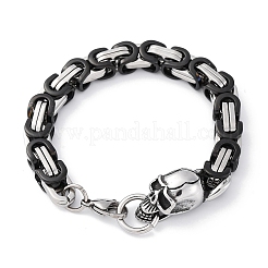 201 Stainless Steel Byzantine Chain Bracelets&nbsp;BJEW-B078-160P