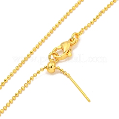 Brass Ball Chain Necklaces for Women&nbsp;NJEW-G084-14G