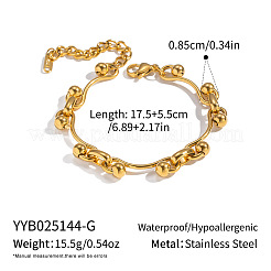 304 Stainless Steel Link Chain Bracelets for Women&nbsp;LK0475-1