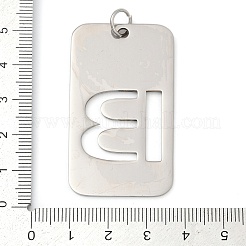 304 Stainless Steel Pendants&nbsp;STAS-M115-01P-B