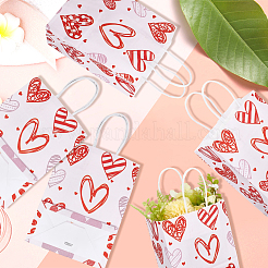 6Pcs Rectangle Paper Packaging Bags&nbsp;CARB-DJ0001-01