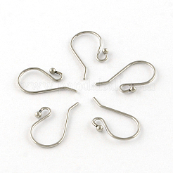 Tarnish Resistant 201 Stainless Steel Earring Hooks&nbsp;STAS-R063-33