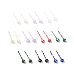 Hypoallergenic Bioceramics Zirconia Ceramic Stud Earrings&nbsp;EJEW-Z023-12
