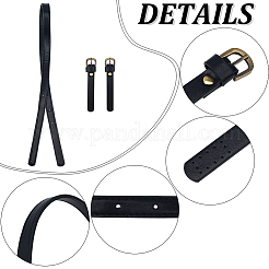 2Pcs Imitation Leather Adjustable Bag Strap&nbsp;PURS-CL0001-24A