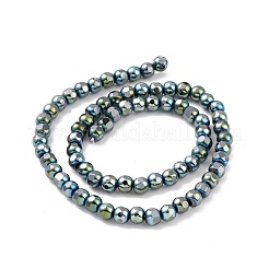 Electroplated Non-magnetic Synthetic Hematite Beads Strands&nbsp;G-G862-02