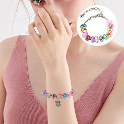 DIY European Bracelete Making Kits&nbsp;DIY-TA0012-17P