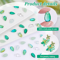 90Pcs 6 Colors Transparent Czech Glass Beads&nbsp;GLAA-GA0001-81