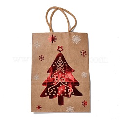 Christmas Theme Hot Stamping Rectangle Paper Bags&nbsp;LS-CARB-F011-02A