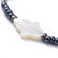 Glass Seed Bead Beaded Bracelets&nbsp;BJEW-JB05255-05