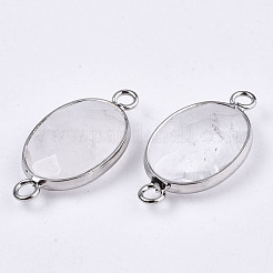 Natural Quartz Links/Connectors&nbsp;G-T131-102-33