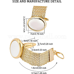Brass Chain Cuffs Cufflinks&nbsp;FIND-BC0002-95