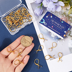 40Pcs 304 Stainless Steel Leverback Earring Findings&nbsp;STAS-SC0009-31G