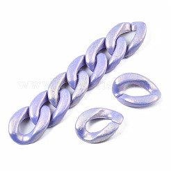 Spray Painted Acrylic Linking Rings&nbsp;MACR-S280-06B-M