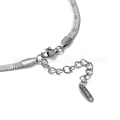 Non-Tarnish 304 Stainless Steel Herringbone Chain Necklace&nbsp;NJEW-D045-05P