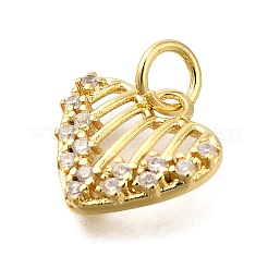 Brass Rhinestone Pendants&nbsp;KK-V002-03G
