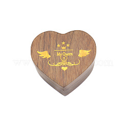 Heart Wood Couple Ring Storage Box&nbsp;PW-WG97544-01