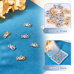 8Pcs 2 Colors Glass Charms&nbsp;KK-TA0001-77
