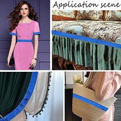 Polyester with PVC Paillette Lace Trim Ribbon&nbsp;OCOR-WH20050-015E